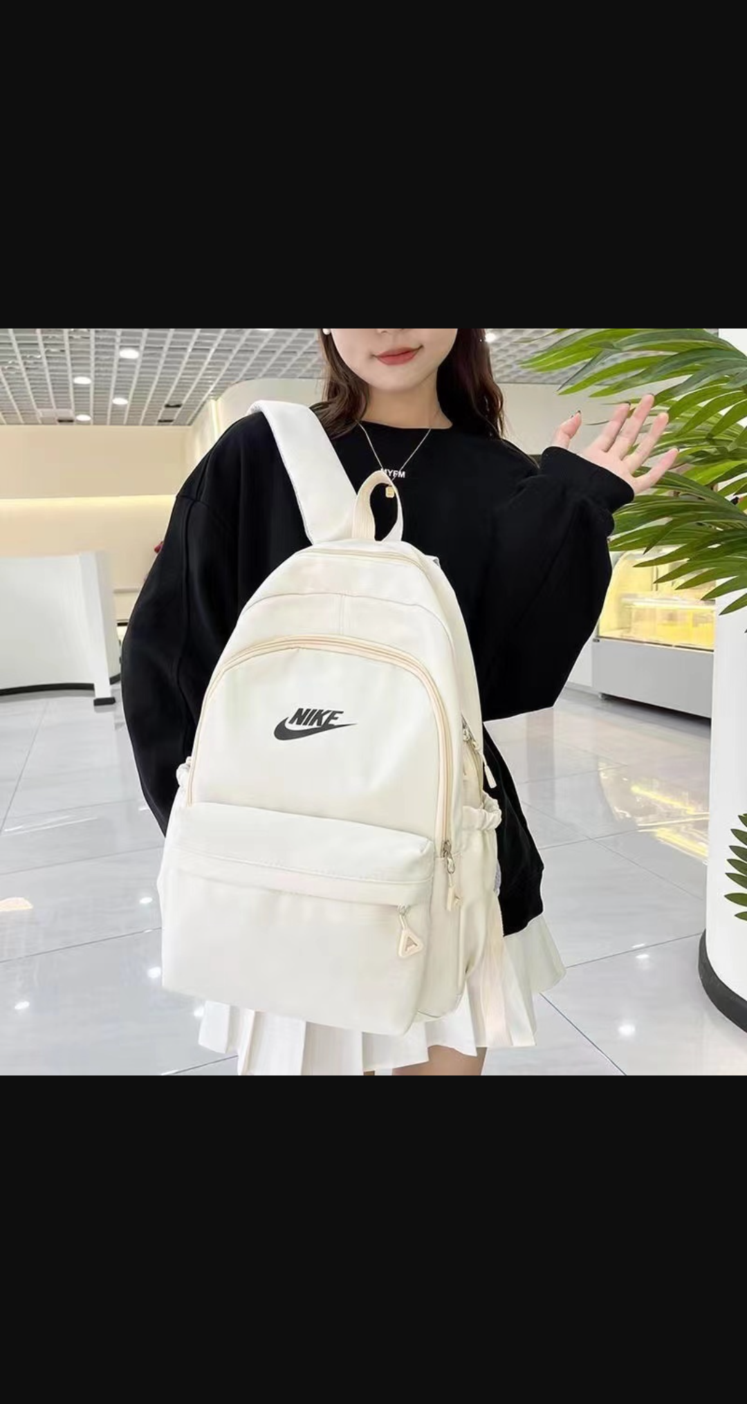 SAC A DOS NIKE BEIGE SEMPLE
