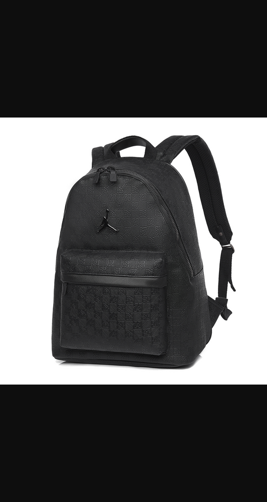 SAC A DOS JORDAN CUIR NOIR