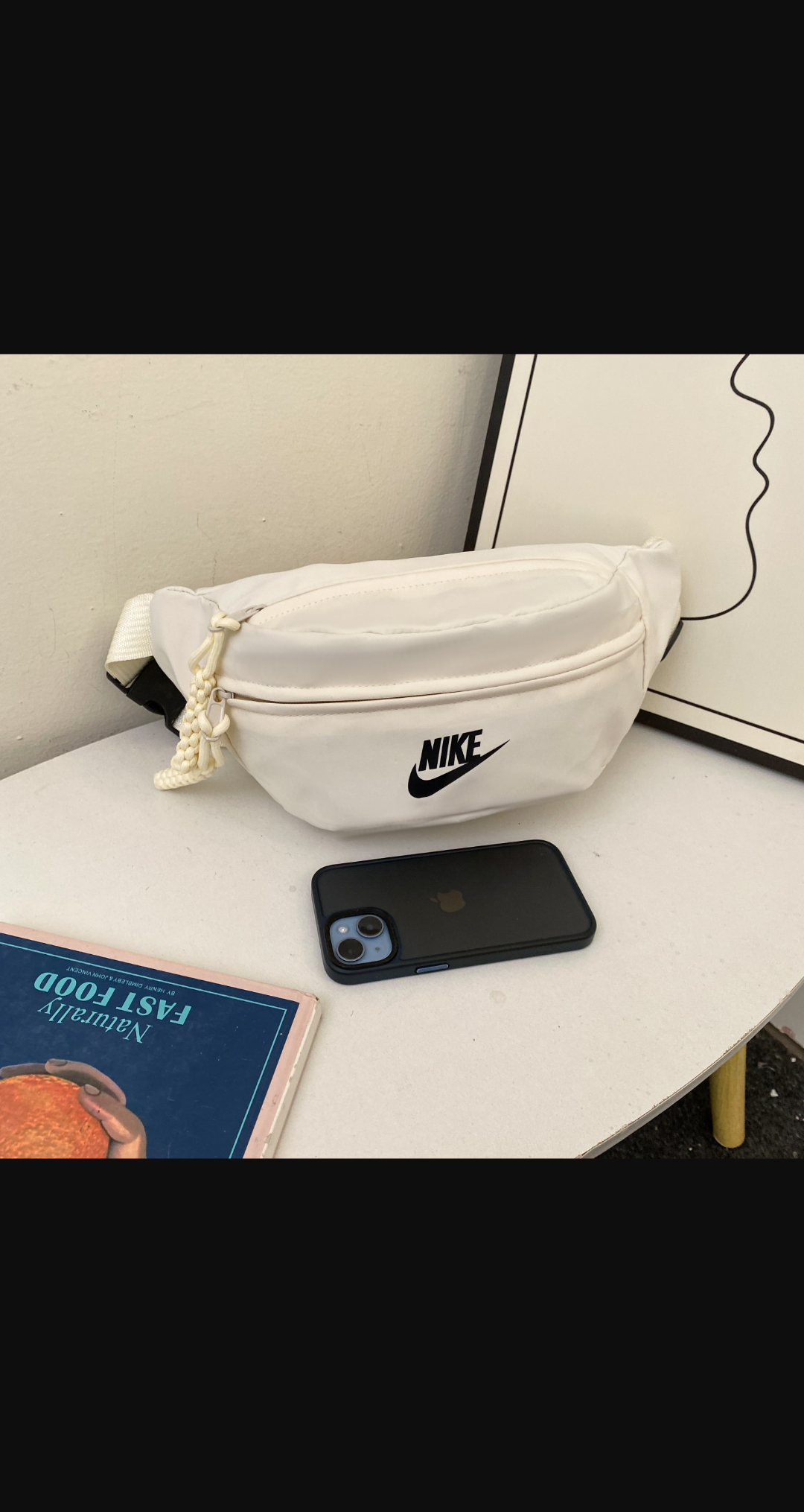 SACOCH BANAN NIKE BEIGE