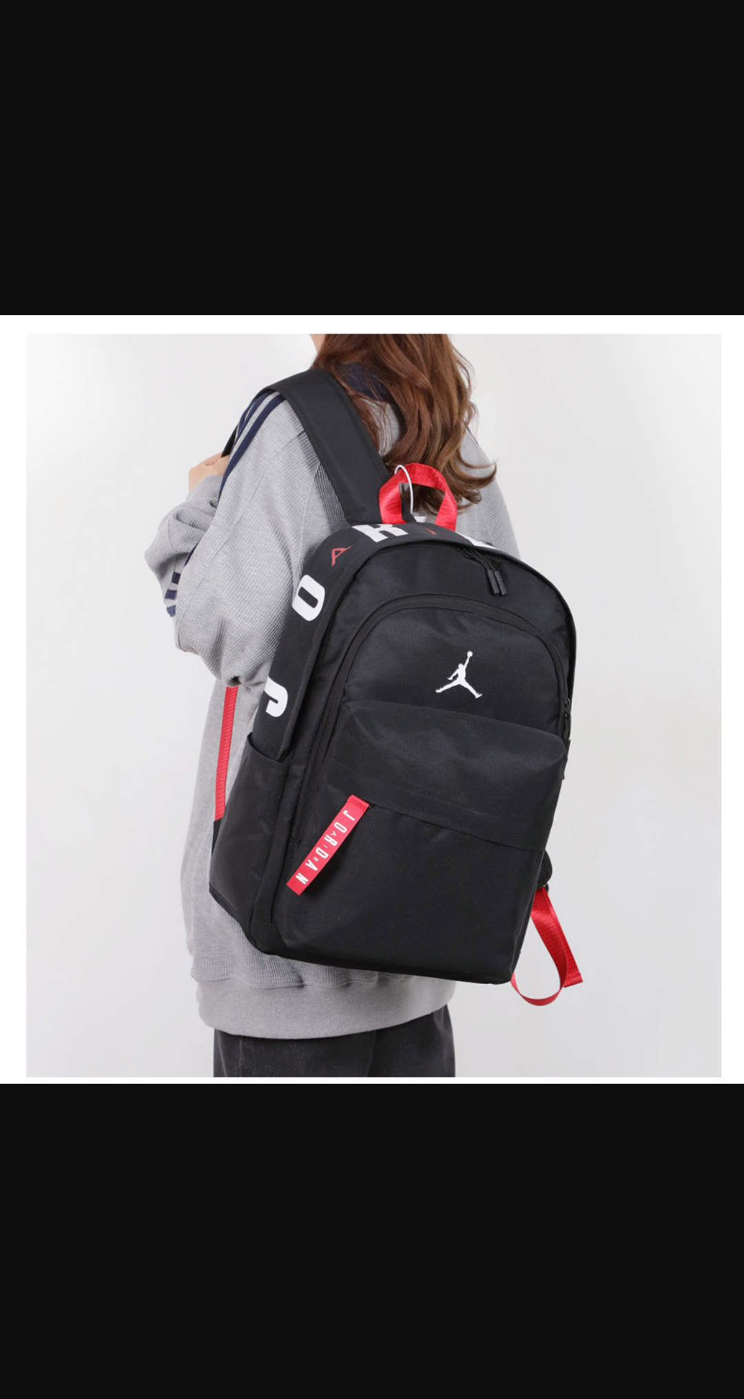SAC ADOS JORDAN ACCISOIR ROUGE