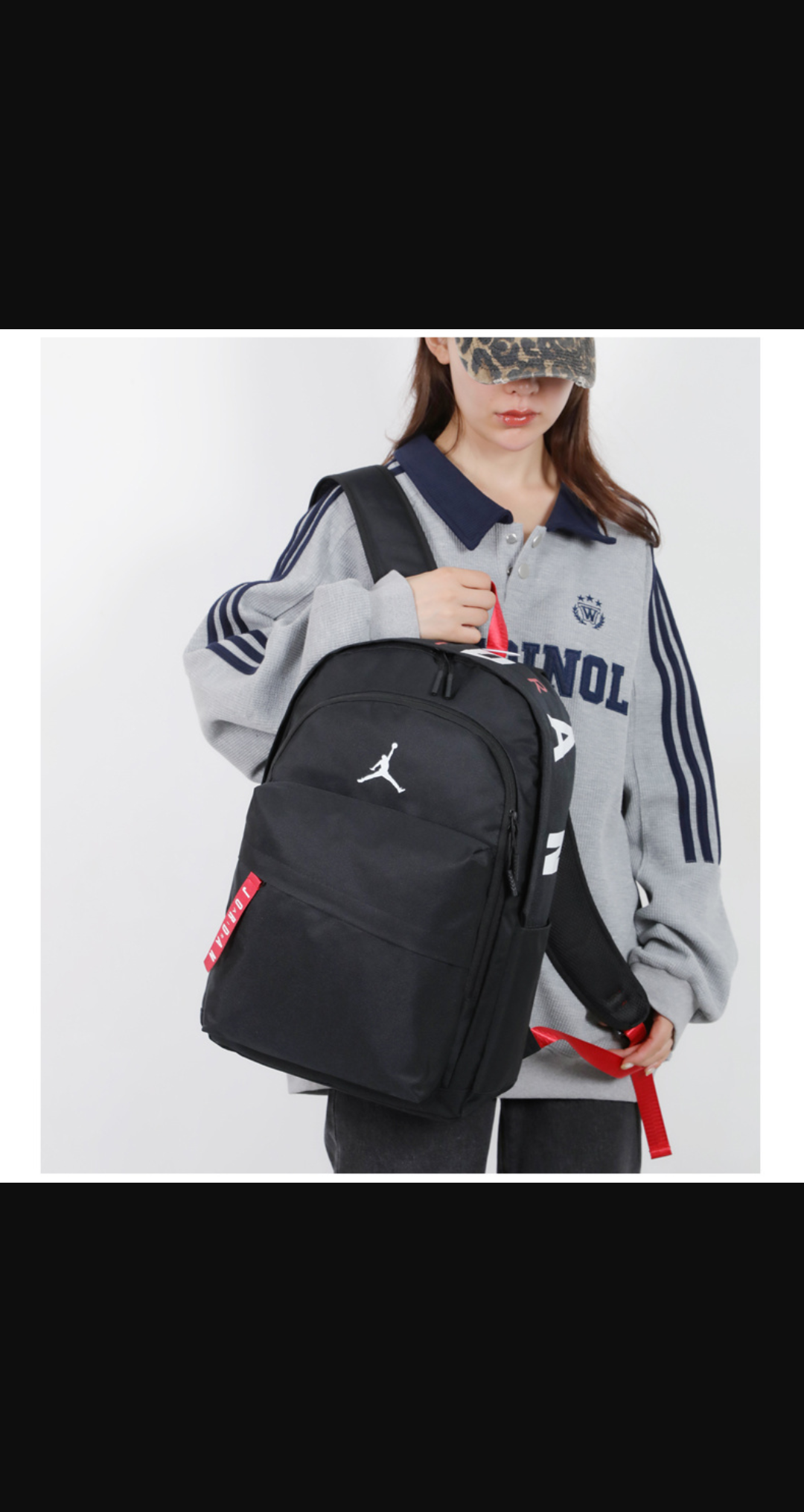 SAC ADOS JORDAN ACCISOIR ROUGE
